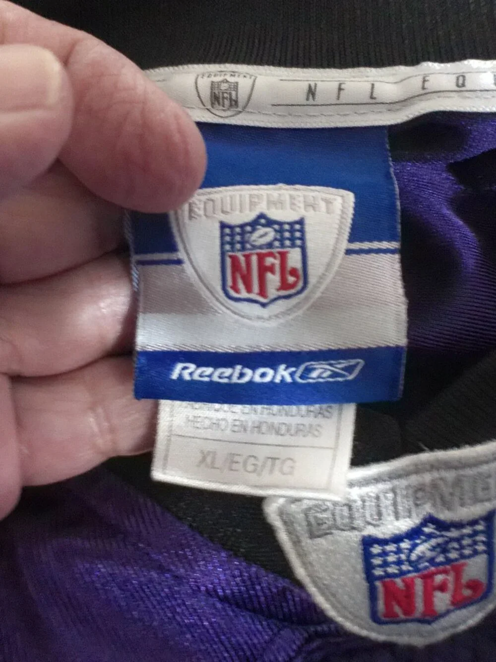 Reebok NFL Y2K Baltimore Ravens Todd Heap #86 Jersey Men's XL Purple On Field - Picture 2 of 8